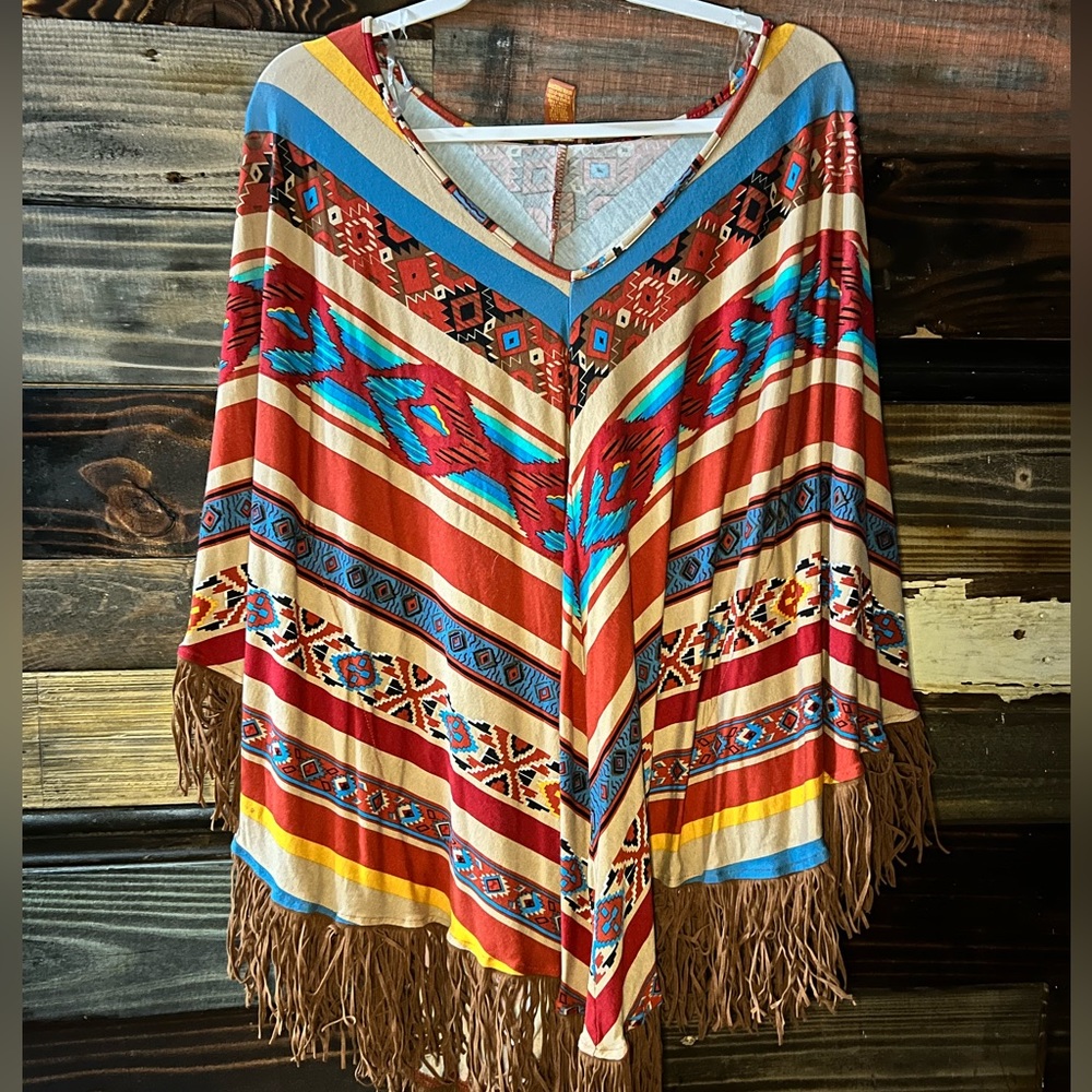 Scully Serape Poncho!!! NWT!!!